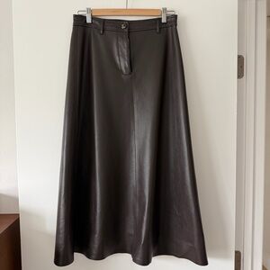 Aritzia vegan faux Leather Skirt